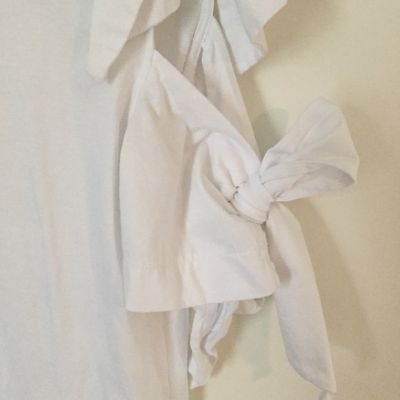 Banana Republic Cold Shoulder Tie Tee - Picture 6 of 8